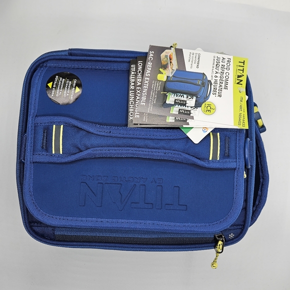 New titan deep freeze expandable lunchbox with container and 2 Ice walls - Picture 11 of 15